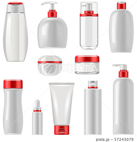 Vector Unlabeled Cosmetic Packaging Set 3 57243079