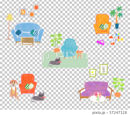 いろいろなソファ　セット 57247128