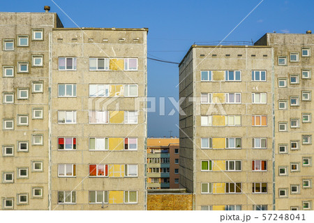 poor suburban apartment buildings in the city poor suburban apartment buildings in the city 57248041