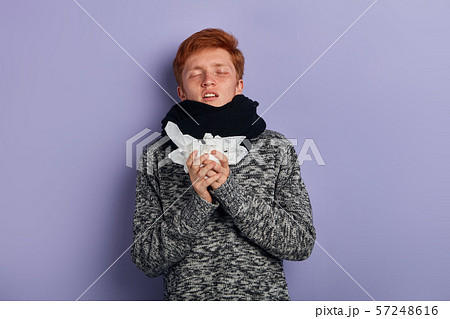 man with closed eyes makes a cure for the common cold man with closed eyes makes a cure for the common cold 57248616