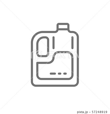 Soap And Shampoo For Car Washing Line Icon のイラスト素材