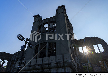 [広島県]広島平和記念公園・原爆ドーム 57249486