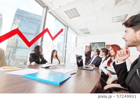 Business people and income growth 57249931