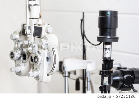 Phoropter, ophthalmic testing device machine. 57251136
