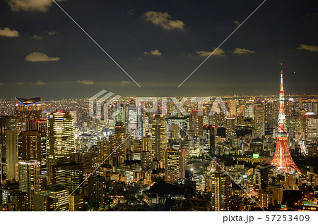 東京都心夜景 57253409
