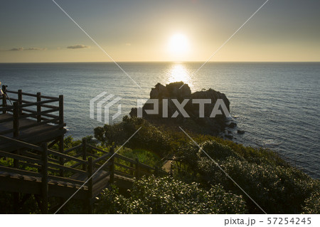 鬼海ヶ浦の夕陽 鬼海ヶ浦の夕陽 57254245