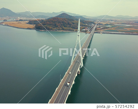 周防大橋の上空から空撮 周防大橋の上空から空撮 57254292