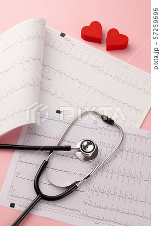 心電図 医療イメージ 心電図 医療イメージ 57259696