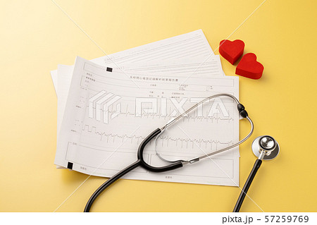 心電図 医療イメージ 心電図 医療イメージ 57259769