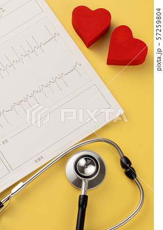 心電図 医療イメージ 心電図 医療イメージ 57259804