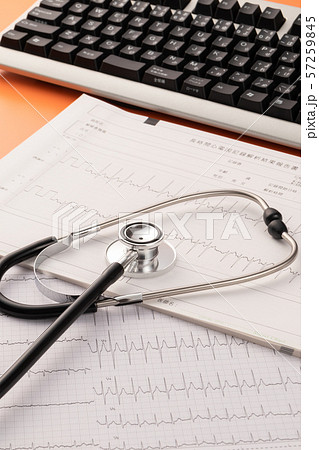 心電図 医療イメージ 心電図 医療イメージ 57259845