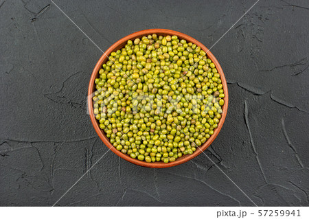 Mung beans in bowl Mung beans in bowl 57259941