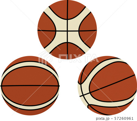 バスケットボールのイラストのイラスト素材