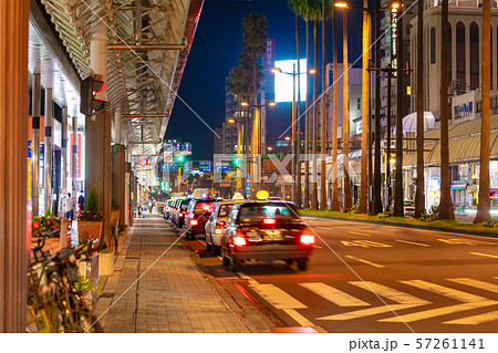 夜の橘通り_宮崎県宮崎市 夜の橘通り_宮崎県宮崎市 57261141