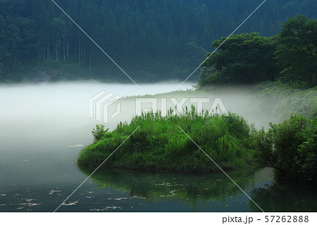 霧幻峡の渡し 霧 霧幻峡の渡し 霧 57262888