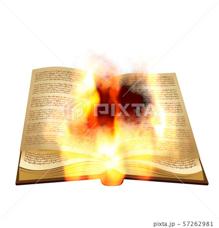 Old book burning Old book burning 57262981