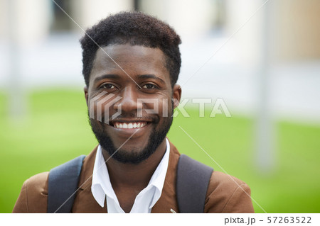 Smiling African-American Student 57263522