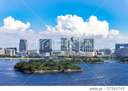 お台場　レインボーブリッジ遊歩道から 57263742