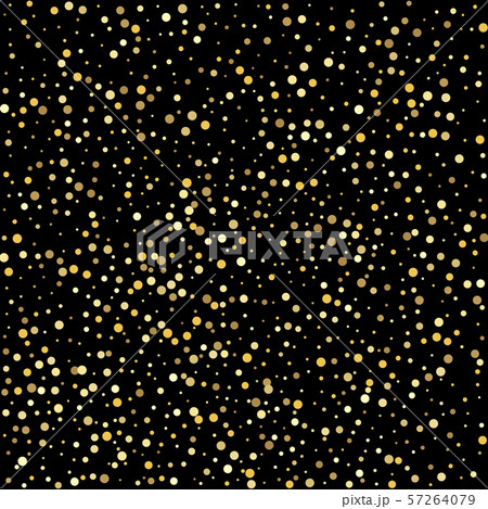 Gold dots on a white background. Golden dots on a square background. 57264079
