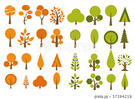 Trees Icon vector illustration Trees Icon vector illustration 57264219