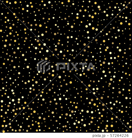 Confetti cover from gold dots. Shiny background. 57264226