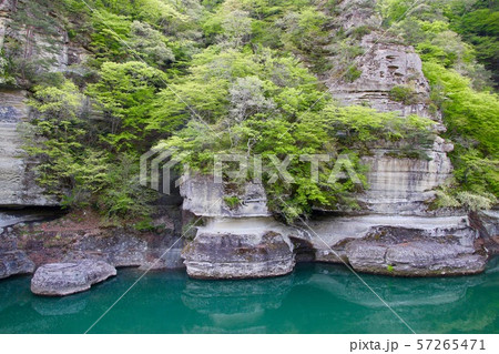 塔のへつり（福島県・下郷町） 57265471