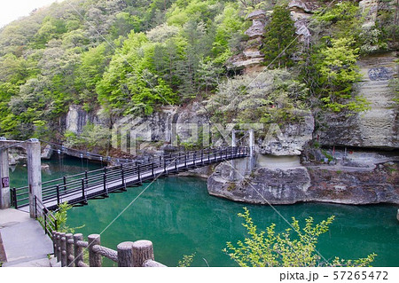 塔のへつり（福島県・下郷町） 57265472