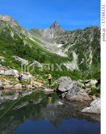 天狗池と槍ヶ岳 57266131