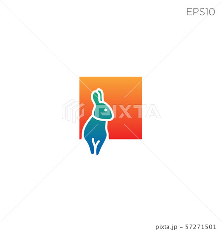 rabbit bunny logo or symbol vector illustration rabbit bunny logo or symbol vector illustration 57271501