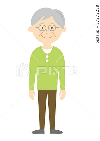 おじいちゃんイラストイメージ 57272259