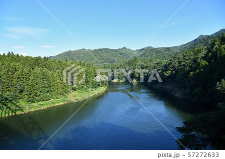 磐越西線の旅 真夏の阿賀野川 平瀬橋 磐越西線の旅 真夏の阿賀野川 平瀬橋 57272633