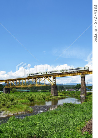 磐越西線の旅 真夏の一ノ戸川橋梁 磐越西線の旅 真夏の一ノ戸川橋梁 57274183
