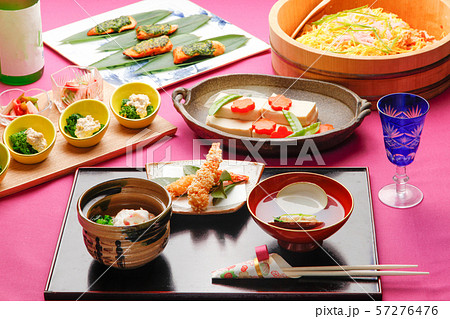 ひな祭りの和食のイメージ ひな祭りの和食のイメージ 57276476