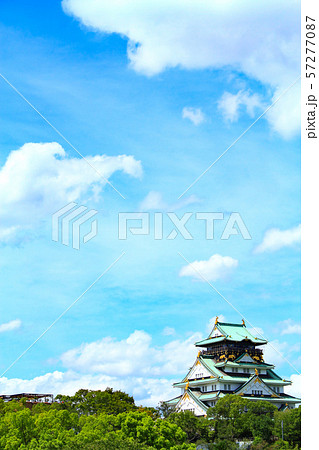 大阪市　大阪城の風景 57277087