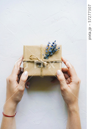 hands lavender gift hands lavender gift 57277307