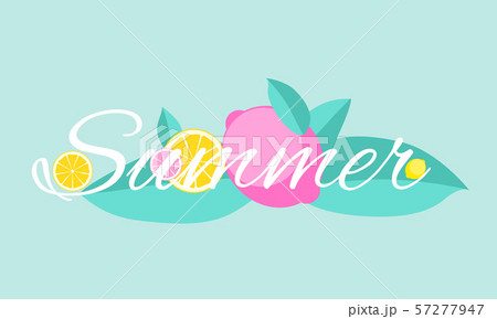Abstract Summer Lemon Background Vector Abstract Summer Lemon Background Vector 57277947