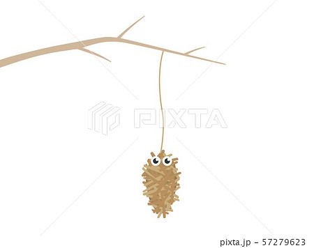 ミノムシのイラスト 57279623