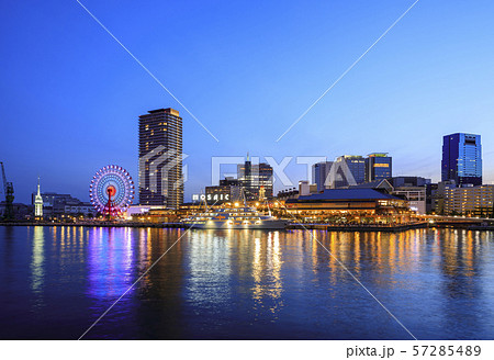 神戸・トワイライト夜景・神戸ハーバーランド 神戸・トワイライト夜景・神戸ハーバーランド 57285489