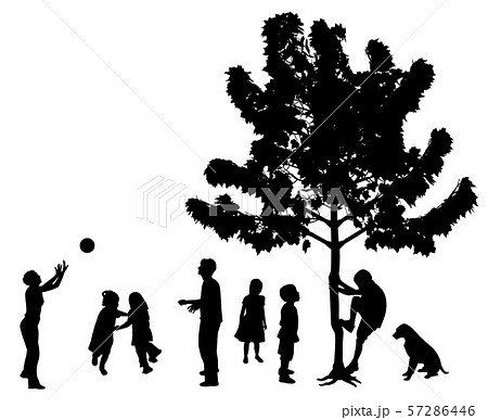 Children playing in the park outdoors 57286446