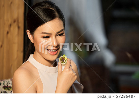 Woman Evening Gown Dinner in India Japanese Fusion Woman Evening Gown Dinner in India Japanese Fusion 57286487