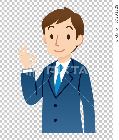 Business man, okay sign, business man Business man, okay sign, business man 57291328