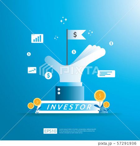 financial business investor funding concept with 57291936