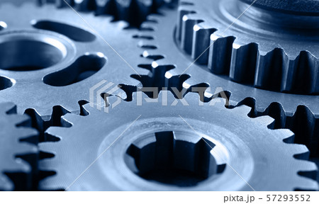 perspective view of industrial engine gear wheel 57293552