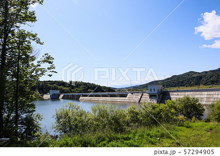 北海道当別町　当別ダム 57294905
