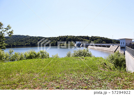北海道当別町　当別ダム 57294922