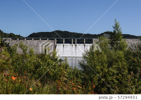 北海道当別町　当別ダム 57294931