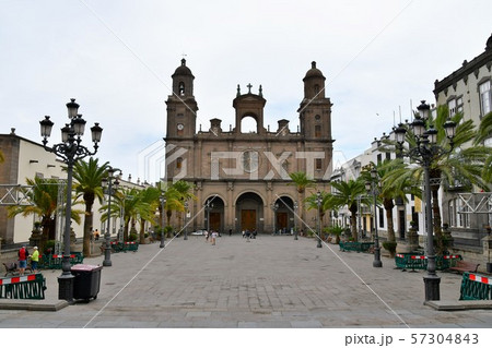 スペイン領、カナリア諸島、グランカナリア島、ラスパルマス旧市街、カテドラル 57304843