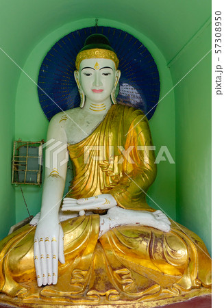 Buddha statue of Shwedagon Pagoda Buddha statue of Shwedagon Pagoda 57308950