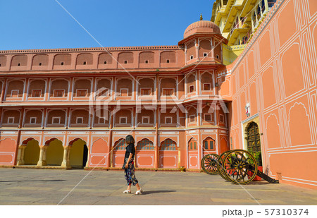 Old buildings in Jaipur, India 57310374