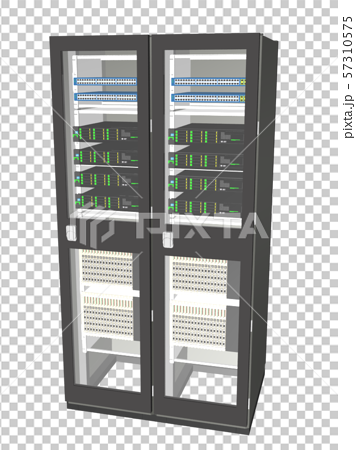 Server Rack Stock Illustration
